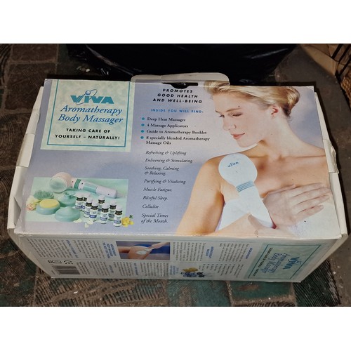 76 - Boxed Viva aromatherapy body massager