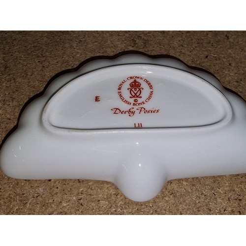 82 - 5 x 3” Royal Crown Derby, Derby posies dish