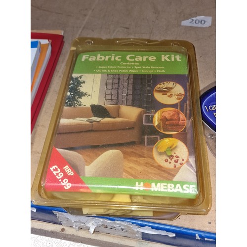 97 - Looks unused Homebase fabric care kit