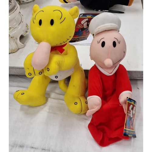 128 - As new and still tagged Kellytoys Popeye and friends 12