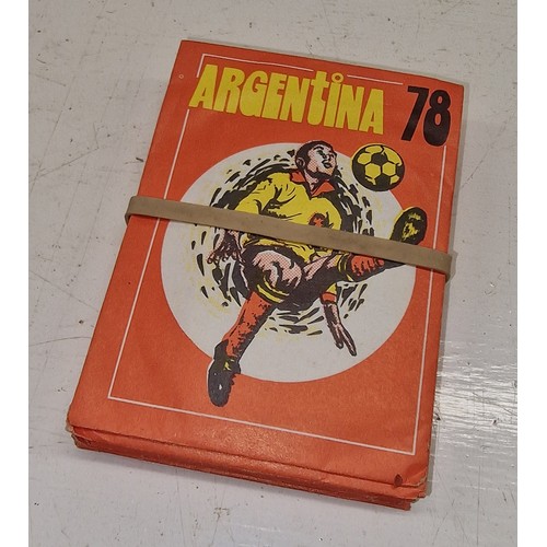 154 - 10 x still factory sealed FKS Argentina '78 world cup packs of stickers