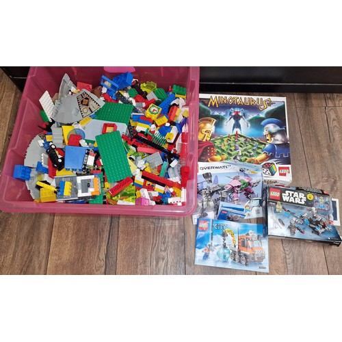 453 - Large storage tub of Lego with some empty boxes and instructions - unsure as to if present