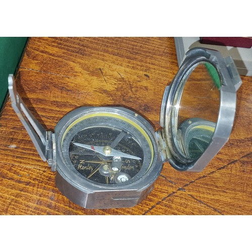 75 - 1941 WWII Stanley Brinton military compass