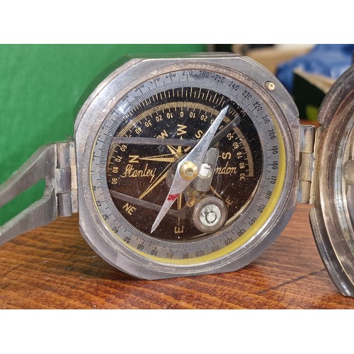 75 - 1941 WWII Stanley Brinton military compass