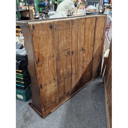 251 - 148 x 59 x 196 cm, 18th century old oak Anglesey Welsh dresser with nice patina - good old honest pi... 