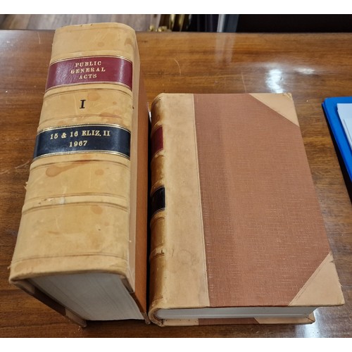 79 - Public general acts 1967 two volume large barristers law book set