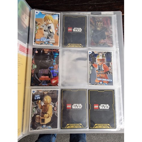 82 - Star Wars series 2 trading card binder with 39 x cards