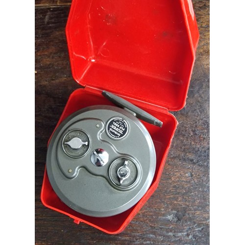 101 - Morritts intrepid super fly fishing reel in case