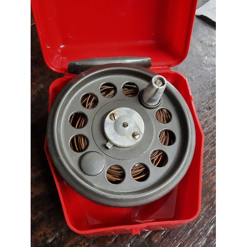 101 - Morritts intrepid super fly fishing reel in case