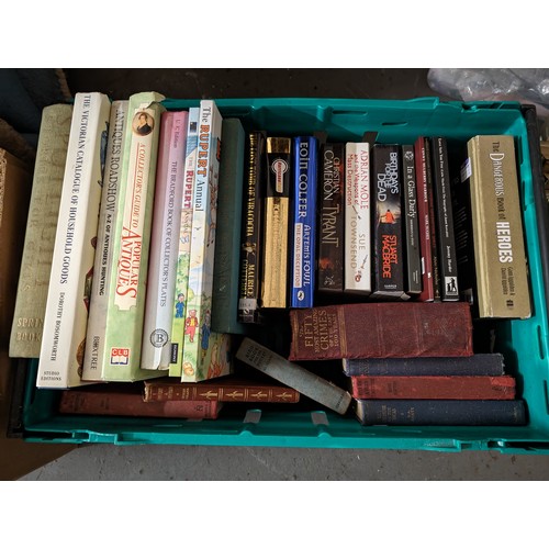 113 - Job lot of assorted hard and paperback books - fiction and non-fiction