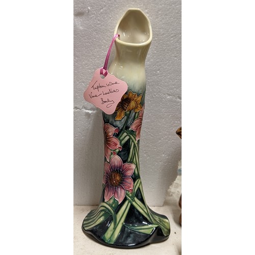 219 - Old Tupton ware ladies full length dress vase