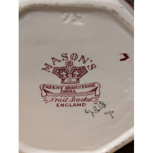 285 - Masons fruit basket milk jug