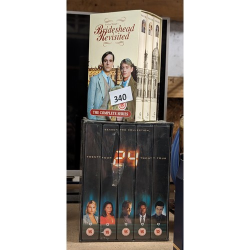 340 - Factory sealed 24 season 2 complete VHS box set and Brideshead revisited the complete series VHS box... 