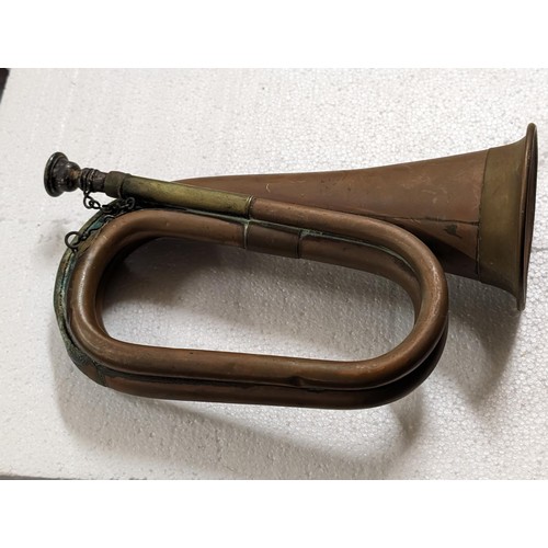 572 - 1948 AF Matthews Ltd brass bugle