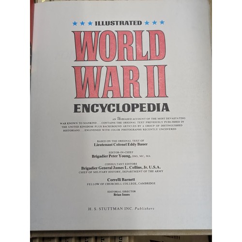 204 - Set of WWII illustrated encyclopaedia volumes 1-28