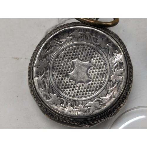 463 - Dis-assembled gents silver cased pocket watch for spare/repair