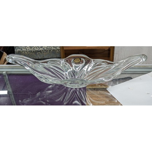 226 - 59.5 cm long very large table centre-piece bowl by Lux Austria