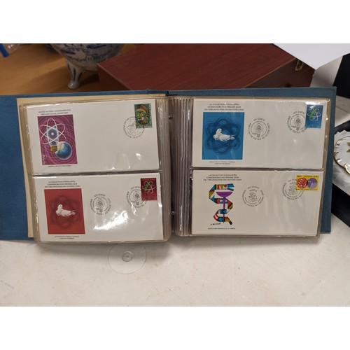 61 - United Nations commemorative first day cover collection album complete