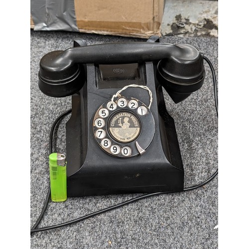 156 - Vintage AEP bakelite telephone