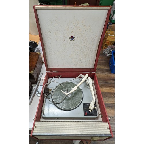 119 - Vintage Marconiphone (Garrard) portable record player