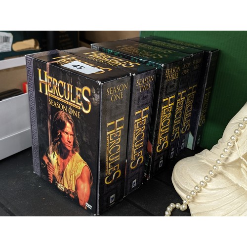 45 - Hercules the legendary journeys seasons 1-6 DVD box sets