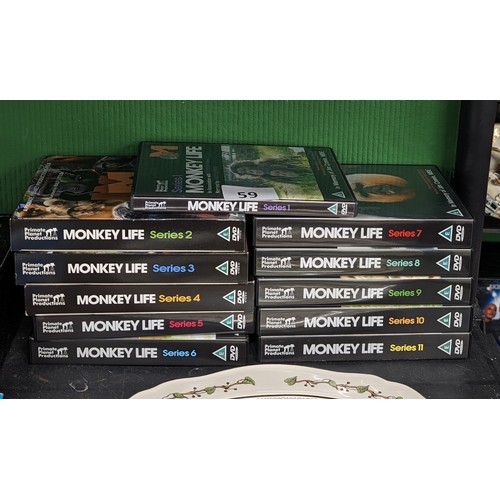 59 - Monkey Life series 1 - 11 DVD box sets