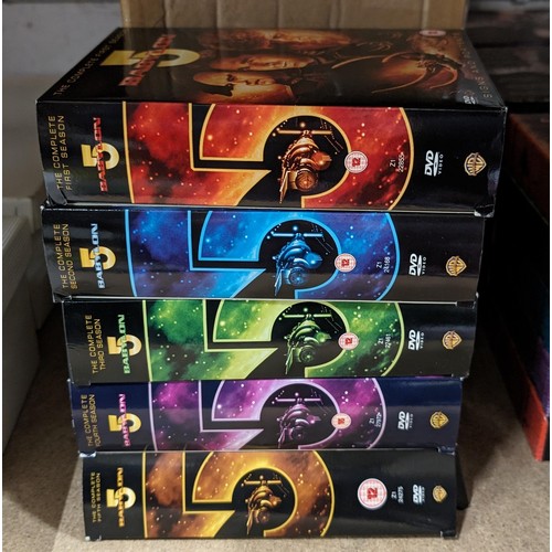 125 - Babylon 5 seasons 1-5 DVD box sets