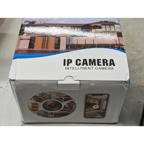 80 - Boxed and looks as new solar power and wifi outdoor CCTV camera