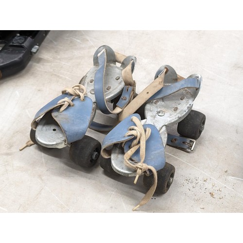 78 - Pair of vintage childs roller skates - all proceeds from this lot go to the NSPCC