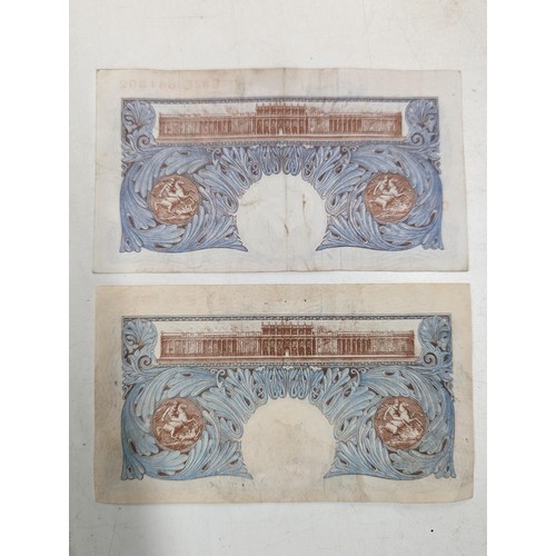 191 - 2 x Peppiatt GB £1 notes being B & C series in good condition