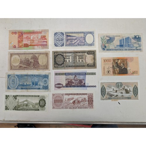 192 - 11 x assorted South American bank notes including some uncirculated