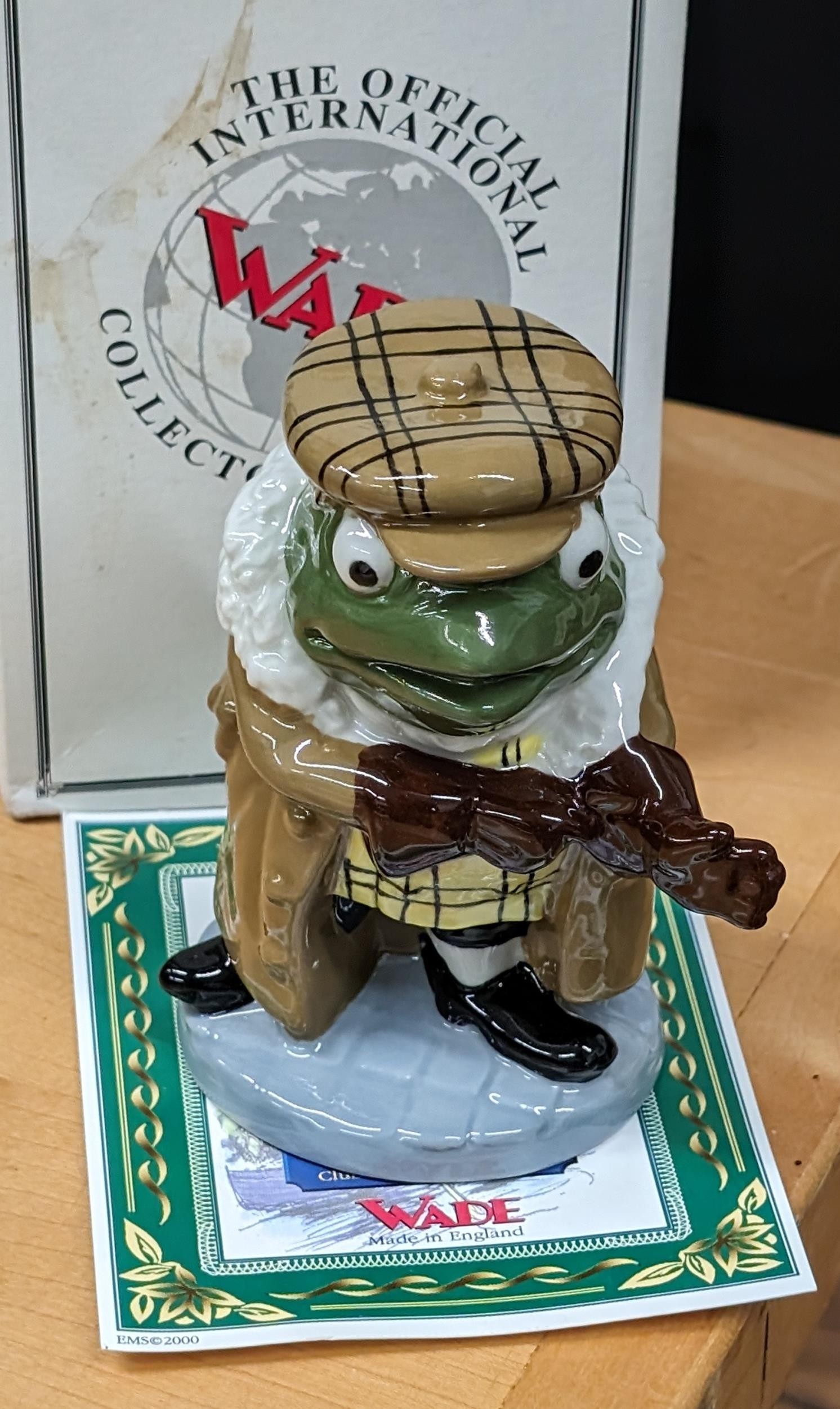 11 cm tall Wade Wind in the willows toad of Toad Hall figure in ...