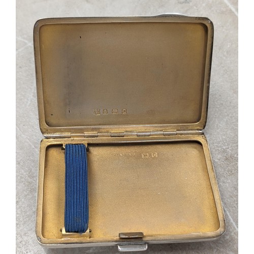 183 - 1927 Birmingham hallmarked silver 3.25 x 2.25