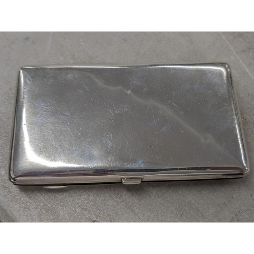 181 - 1918 Birmingham hallmarked silver large 6 x 3.5