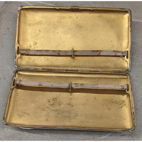 181 - 1918 Birmingham hallmarked silver large 6 x 3.5