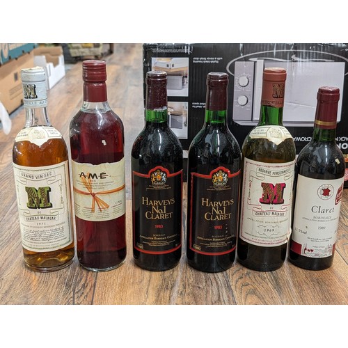 312 - 6 x assorted unopened bottles of wine