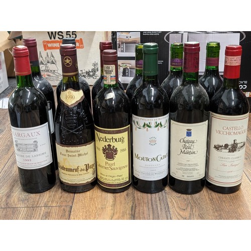 314 - 6 x assorted unopened bottles of wine