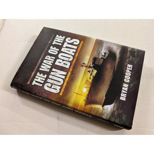 4 - The war of the gun boats - Bryan cooper, 224 page hard back book with dust jacket