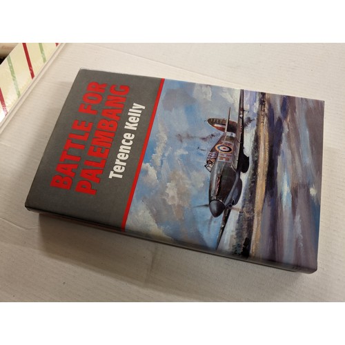 13 - Battle for Palembang - Terence Kelly, 205 page hard back book with dust jacket