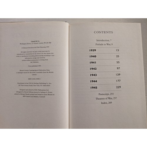 75 - Chronology of world war two - Edward Davison & Dale Manning, 286 page hard back book with dust jacke... 