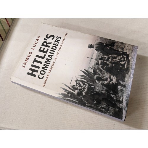 144 - Hitlers Commanders, German bravery in the field 1939-1945 - James Lucas, 223 page hard back book wit... 