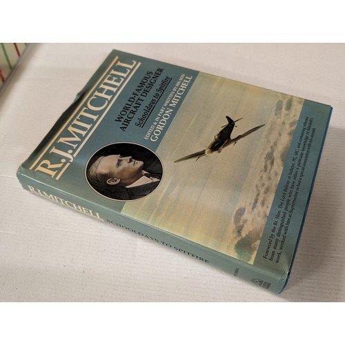 151 - Schooldays to Spitfire, biographical book about RJ Mitchell (personal message and signed by his son ... 