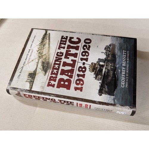 159 - Freeing the Baltic 1918-1920 - Geoffrey Bennett, 263 page hard back book with dust jacket