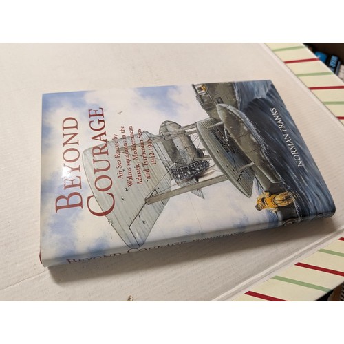 251 - Beyond courage, air sea rescue by Walrus squadrons - Norman Franks, 192 page hard back book with dus... 