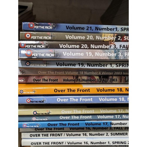 349 - Large collection of Over The Front magazines, full set from volumes 1-18 plus others