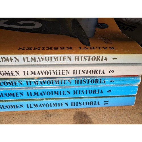 350 - 5 x Suomen Ilmavoimien Historia aviation magazines numbers 1,3,5,6,& 11