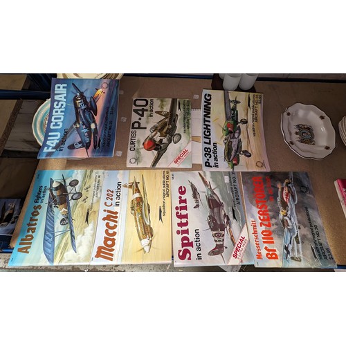 354 - 7 x Squadron/Signal publications 'In action' aviation magazines