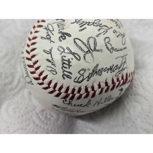 17 - Toronto Blue Jays fully autographed genuine leather Major League Baseball