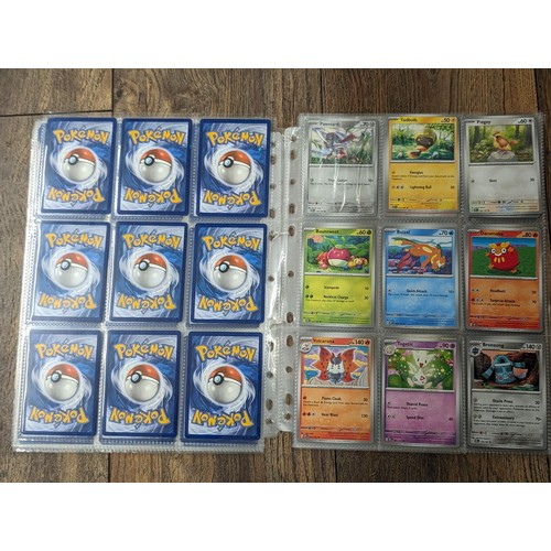 18 - Collection of assorted Pokemon trading cards in display sleeves