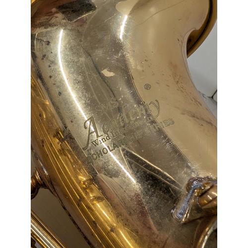 13 - SMS 'Academy' scholarship series brass saxophone as found